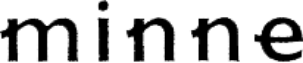 minne